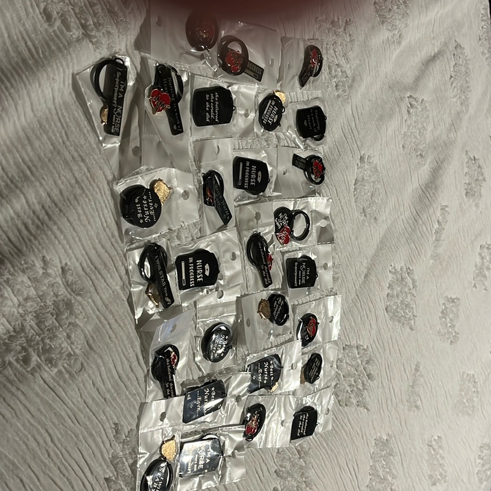 All NEW. Nursing Key Chains. Great gift for Nursing!# 28 Key Chains
